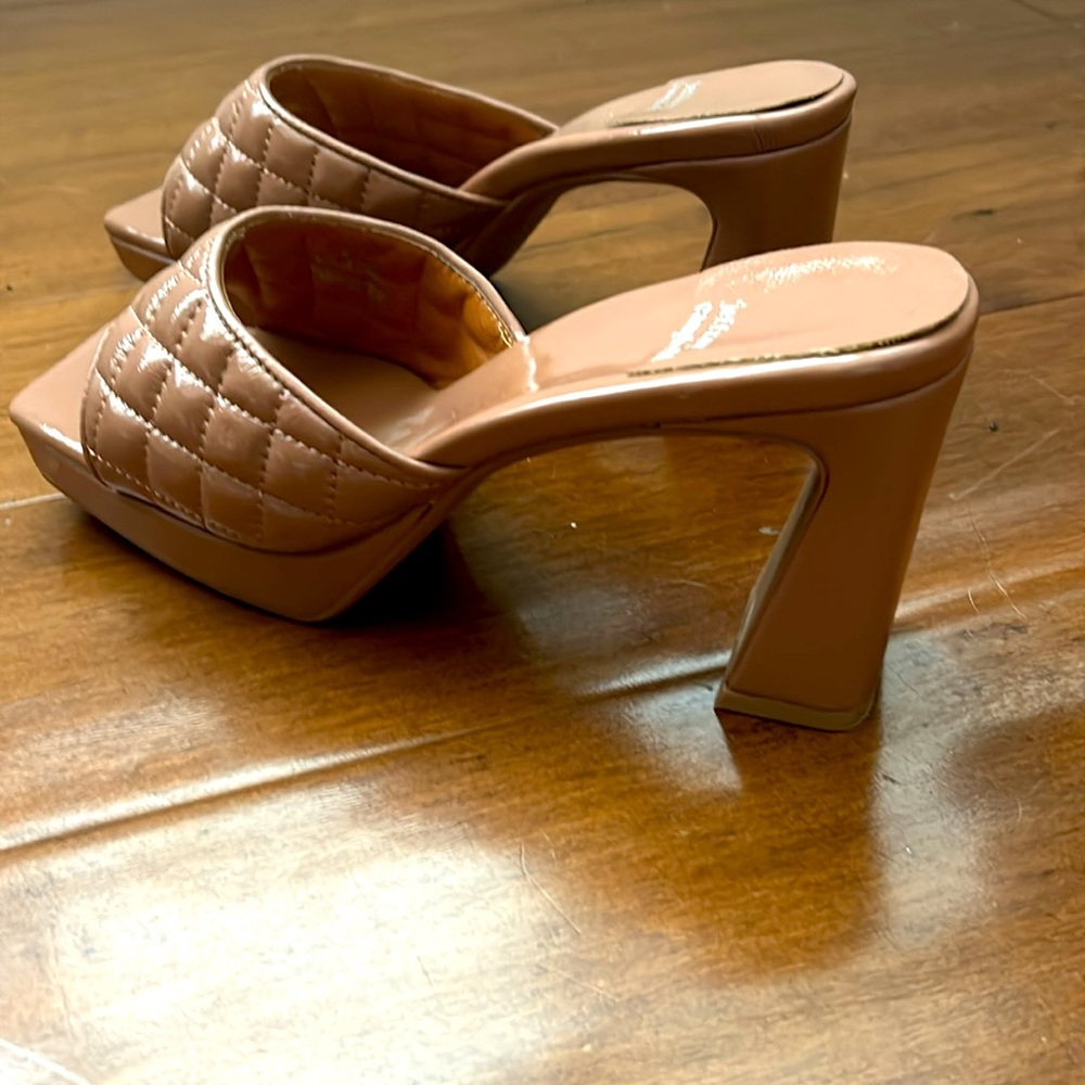 Jeffrey Campbell Tan Platforms